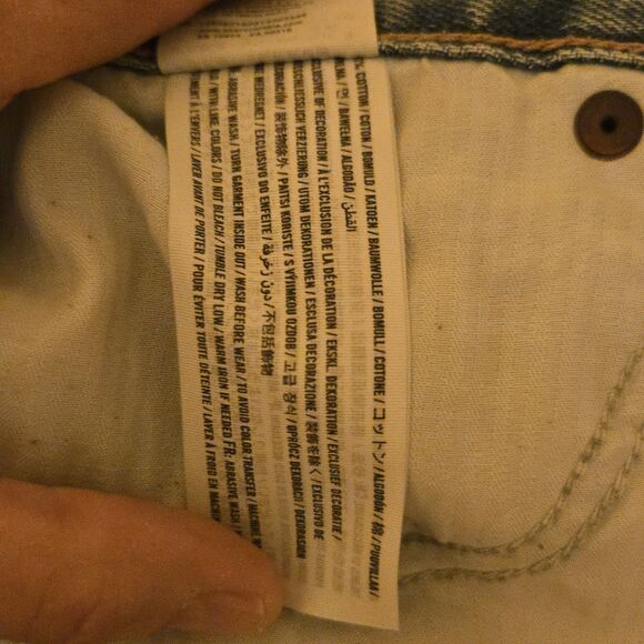 Abercrombie & Fitch 31/12 High Rise 4" Shorts Button Fly Raw Hem Preppy School - Picture 5 of 7